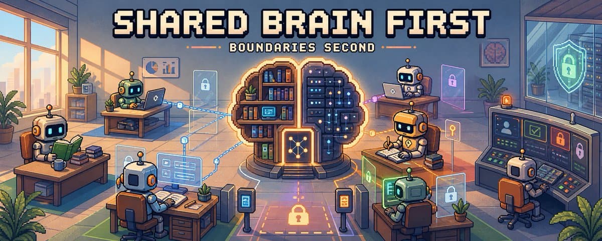 The First Step in Building My AI Native Team: Shared Brain First, Boundaries Second